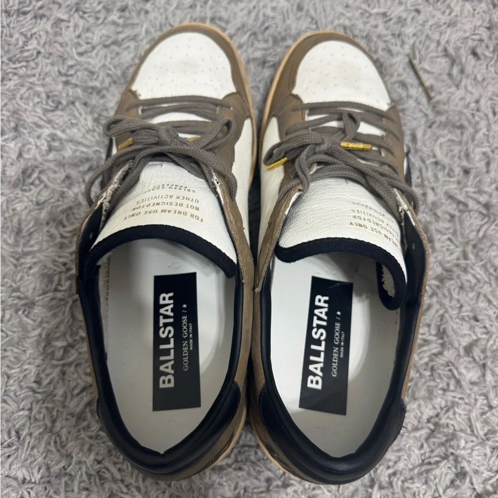 Golden Goose Men's Black and Brown Sneakers - Picture 6 of 15
